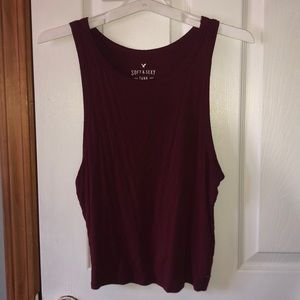 Maroon American Eagle Soft and Sexy Tank🥀